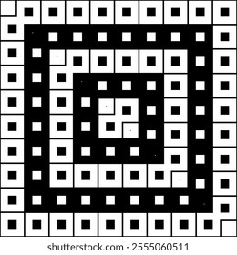 Square Shape Motif Pattern, can use for Decoration, Background, Ornate, Carpet, Wallpaper, Wrapping, Tile, Fashion, Fabric, or Graphic Design Element. Vector Illustration