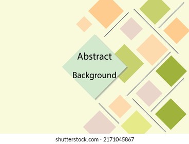 Square shape pastel color background