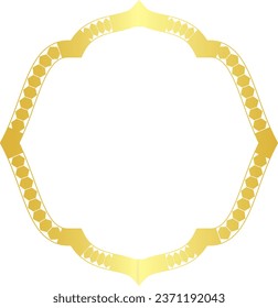 Square shape Polygon Shape horizontal Frame vintage frames Arrows symbol Gold picture frame luxury golden frame gold border Golden vector royals border retro badge decoration element isolated decor