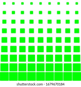 Square shapes. Abstract geometric technology. Transition from large to small. Vector. Seamless patern.