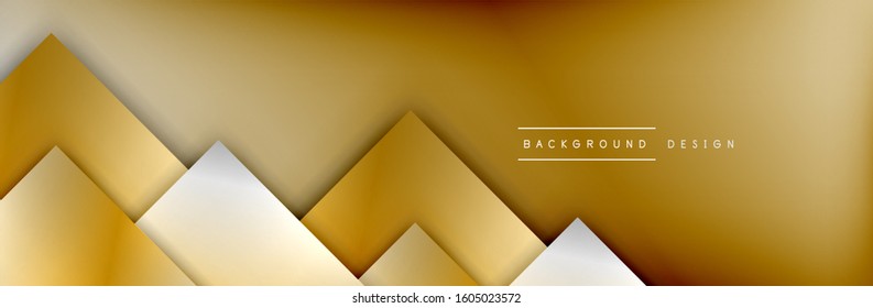 Composición de formas cuadradas fondo abstracto geométrico. efectos de sombra 3D y gradientes de fluido. Formularios superpuestos modernos. Ilustración vectorial para papel de escritorio, pancarta, fondo, tarjeta, libro