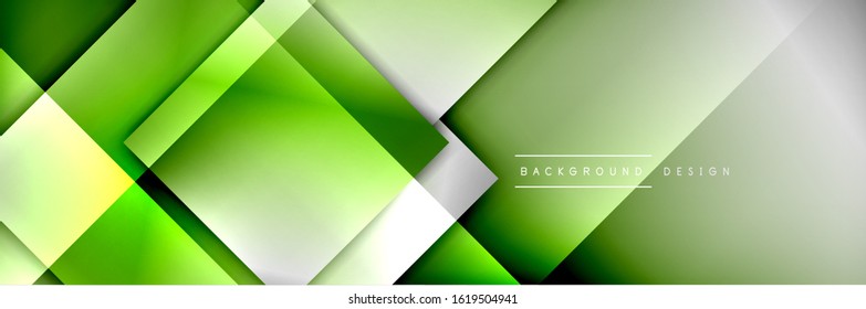 Square shapes composition geometric abstract background. 3D shadow effects and fluid gradients. Modern overlapping forms. Vector Illustration For Wallpaper, Banner, Background, Card, Book