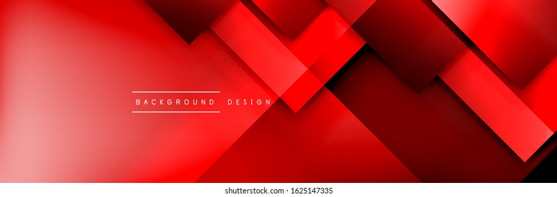 Square shapes composition geometric abstract background. 3D shadow effects and fluid gradients. Modern overlapping forms. Vector Illustration For Wallpaper, Banner, Background, Card, Book