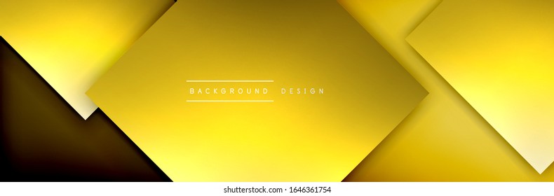 Square shapes composition geometric abstract background. 3D shadow effects and fluid gradients. Modern overlapping forms. Vector Illustration For Wallpaper, Banner, Background, Card, Book