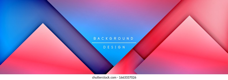 Square shapes composition geometric abstract background. 3D shadow effects and fluid gradients. Modern overlapping forms. Vector Illustration For Wallpaper, Banner, Background, Card, Book