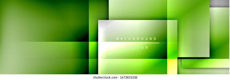Las formas cuadradas componen el fondo abstracto geométrico. Efectos de sombra 3D y gradientes de fluido. Formularios solapados modernos. Ilustración vectorial para papel tapiz, pancarta, fondo, tarjeta, libro