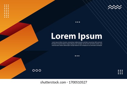 Square shapes composition geometric abstract background. 