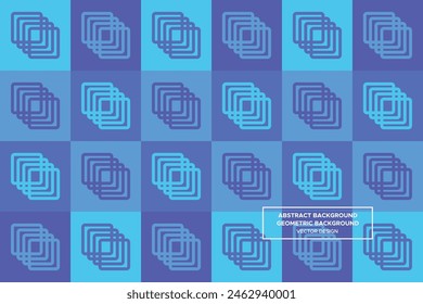 Fondo Abstractas | Fondo geométrico (cuadrados) - Patrón, Perfil, Folleto, Diseño de Sitio web, Anuncio de Sitio web, Publicidad, Cartel, Ropa, Textiles, Diseño de interiores (4 Colores) - DL.2.99