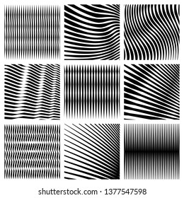 Square shapes. Geometric abstractions for backgrounds and logos.
