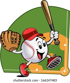 Square shot. Baseball pitcher and Field