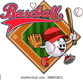 Square shot. Baseball pitcher and Field