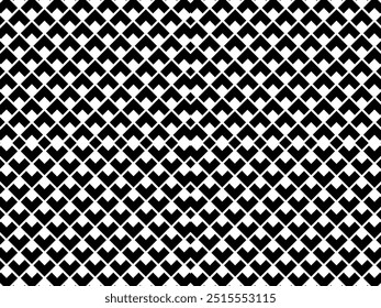 Square Silhouette Motif Pattern, can use for Decoration, Wallpaper, Wrapping Paper, Carpet, Floor, Background, or Graphic Design Element. Vector Illustration