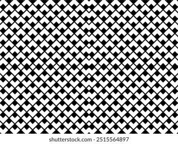 Square Silhouette Motif Pattern, can use for Decoration, Wallpaper, Wrapping Paper, Carpet, Floor, Background, or Graphic Design Element. Vector Illustration