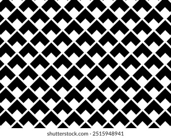 Square Silhouette Motif Pattern, can use for Decoration, Wallpaper, Wrapping Paper, Carpet, Floor, Background, or Graphic Design Element. Vector Illustration