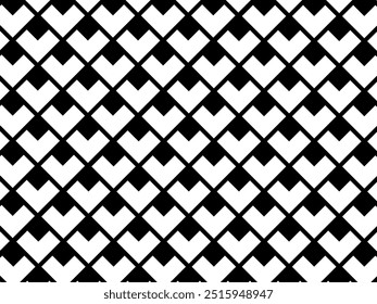 Square Silhouette Motif Pattern, can use for Decoration, Wallpaper, Wrapping Paper, Carpet, Floor, Background, or Graphic Design Element. Vector Illustration