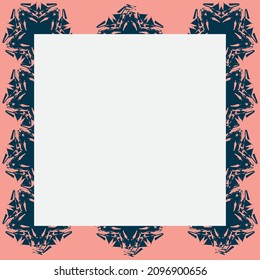 square simple  color frame design