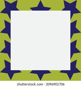 square simple  color frame and design