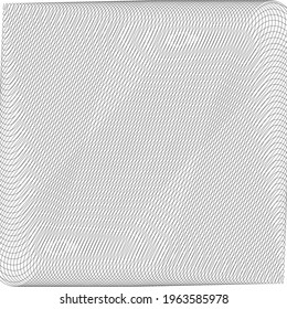 Square with sketchy, scribble, doodle effect texture