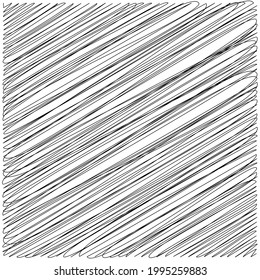 Square with sketchy, scribble, doodle effect texture