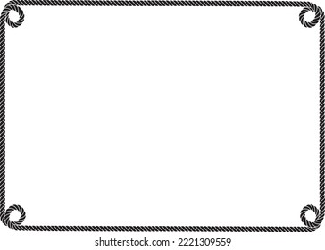 Square slap rope vector design