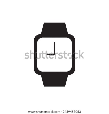 square smart watch icon design, isolated on white background, vector illustration