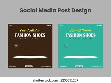 Square social media post design