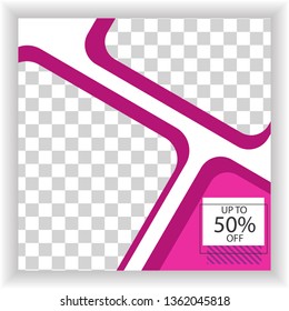 square social media post template and ads template 