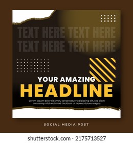 Square Social media post template