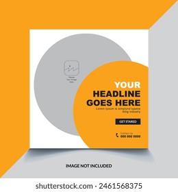 square social media post template