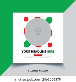 square social media post template