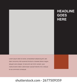 square social media template eps