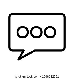 square speech bubble social media icon