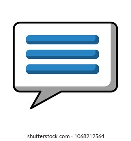 square speech bubble social media icon