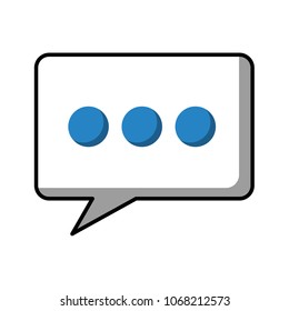 square speech bubble social media icon