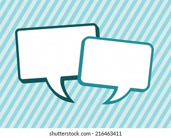 square speech bubbles 