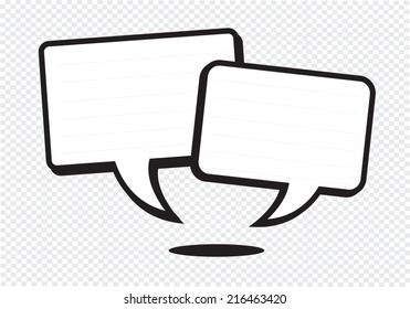 square speech bubbles 