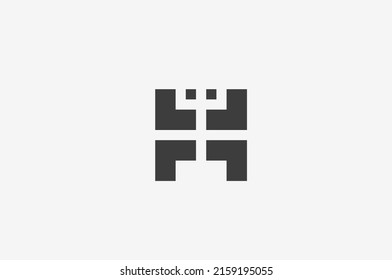Square spider unique logo design