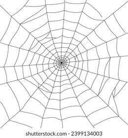 square spiderweb element with white background