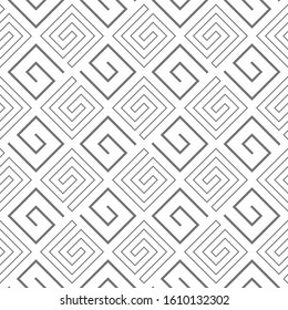 Square spiral seamless. Abstract seamless geometric pattern.