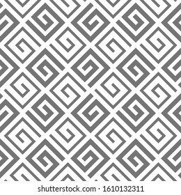 Square spiral seamless. Abstract seamless geometric pattern.