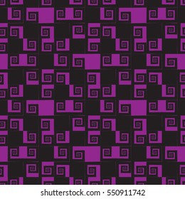 square spiral seamless vector pattern