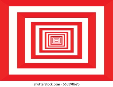 square spiral vector background pattern