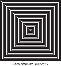 Square Spiral. Vector Illustration.