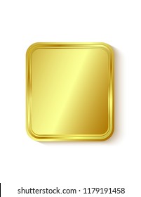 Square sticker with rounded corners