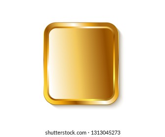 Square sticker with rounded corners
