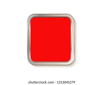 Square sticker with rounded corners