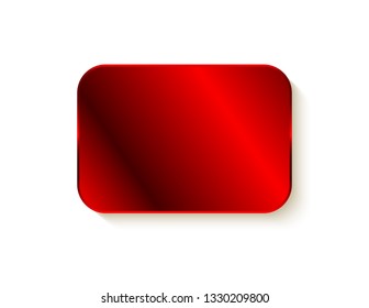 Square sticker with rounded corners