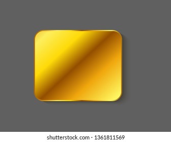 Square sticker with rounded corners