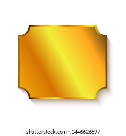 Square sticker with rounded corners