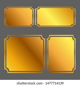Square sticker with rounded corners
